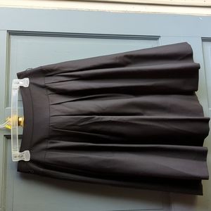 Anne Klein Black Pleated Skirt